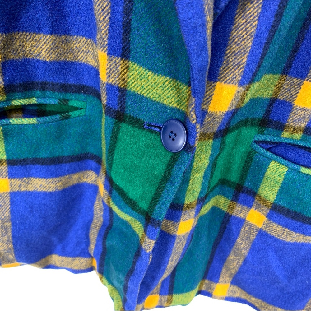 Vintage Plaid Blazer - Picture 5 of 11